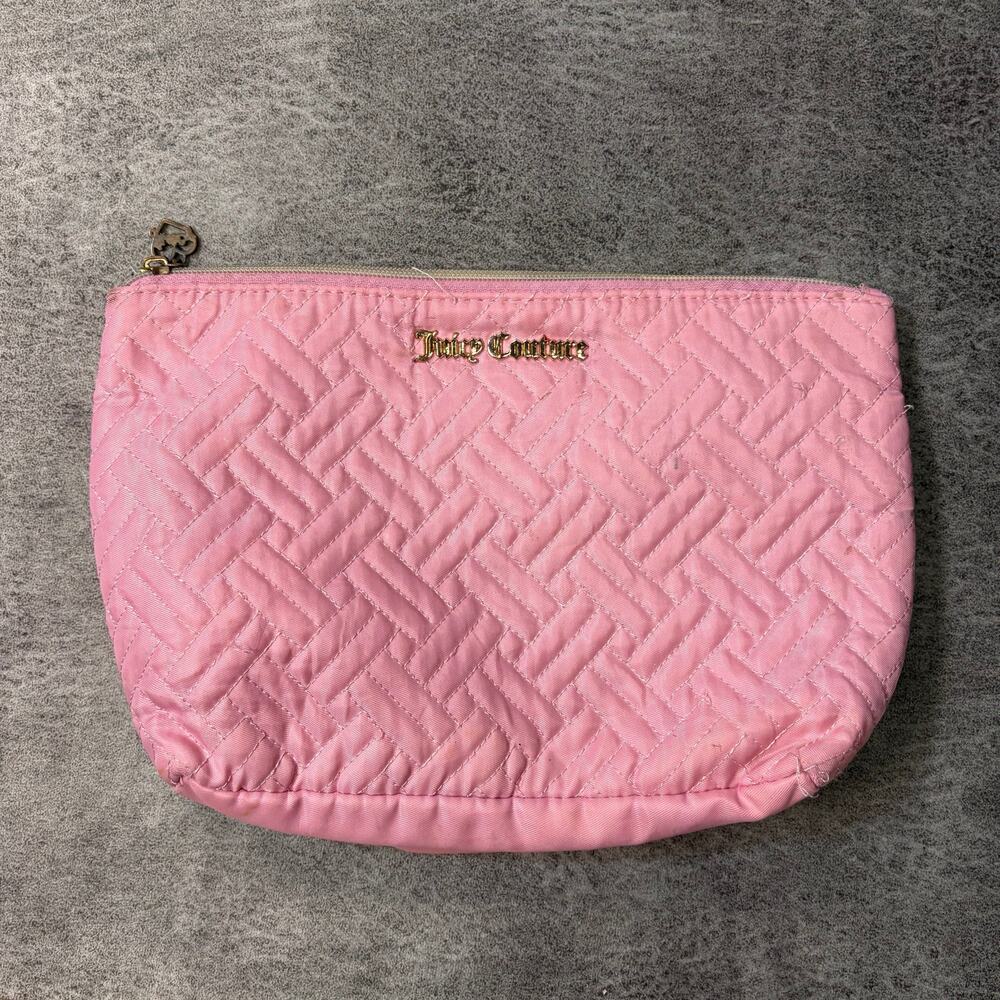 Juicy Couture Quilted Pink Pouch